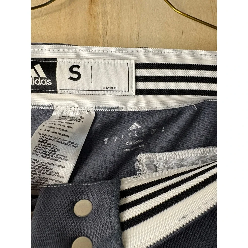 Adidas Climalite Mens Baseball Pants Gray Small Athletic Uniform Trousers